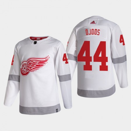 Detroit Red Wings Christian Djoos 44 2020-21 Reverse Retro Authentic Shirt - Mannen